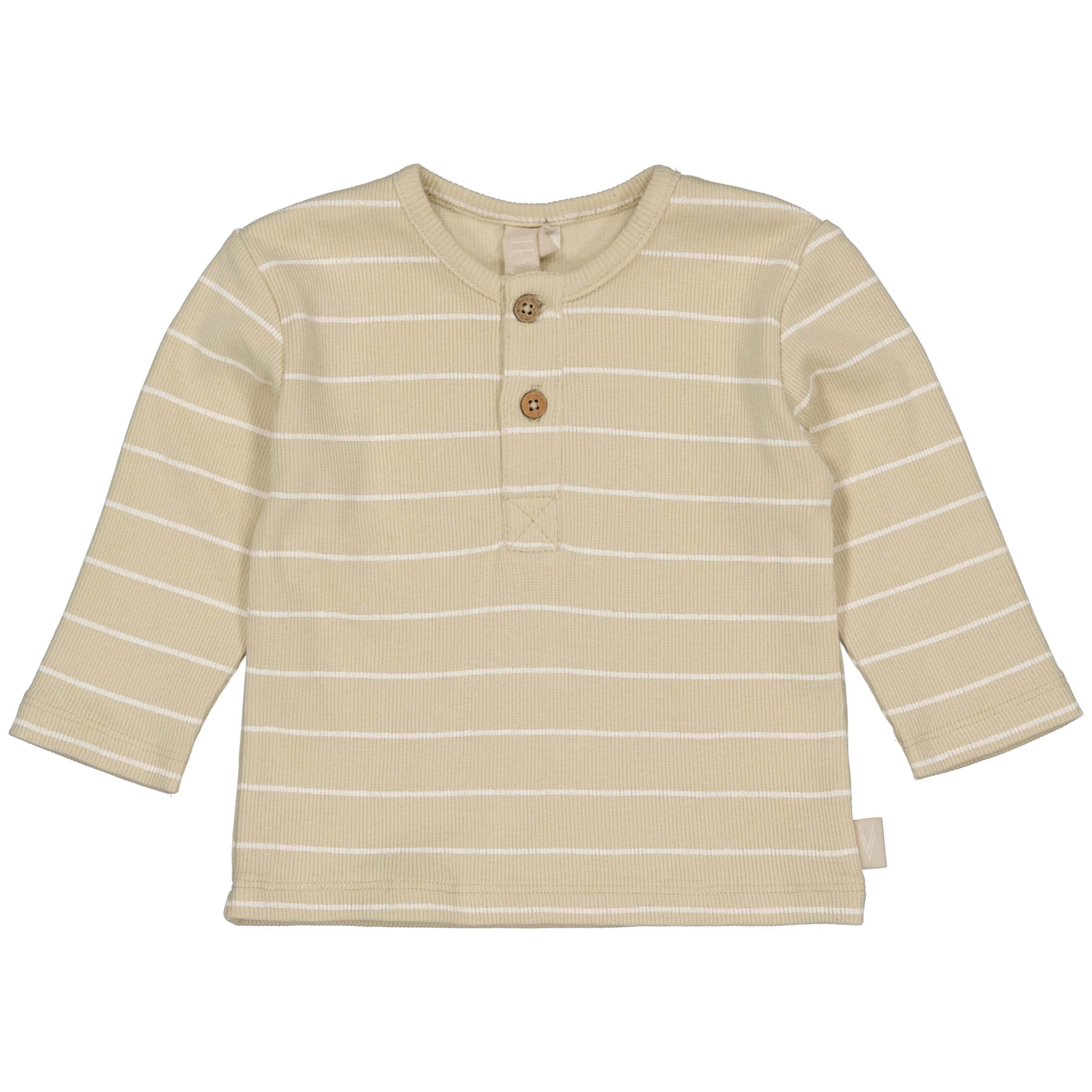 Shirt Cream with stripes | AOP Off White Stripe