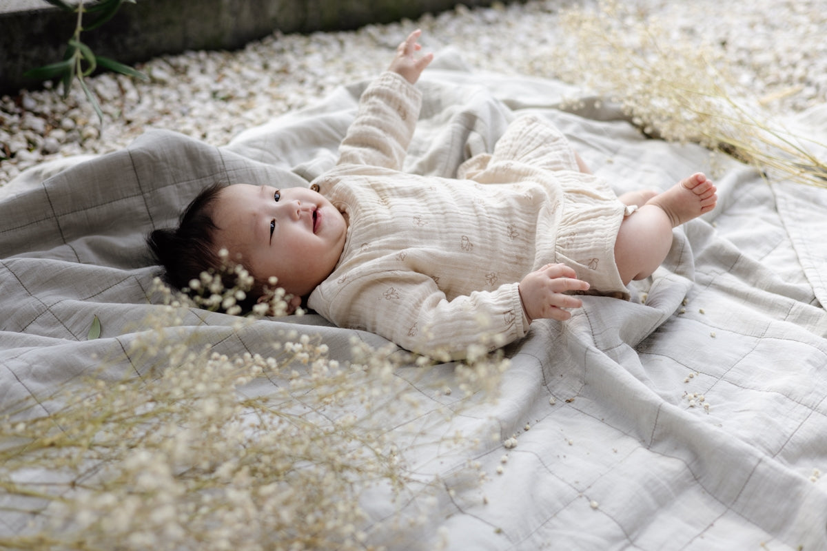 Kleid beige | AOP Sand Sketch