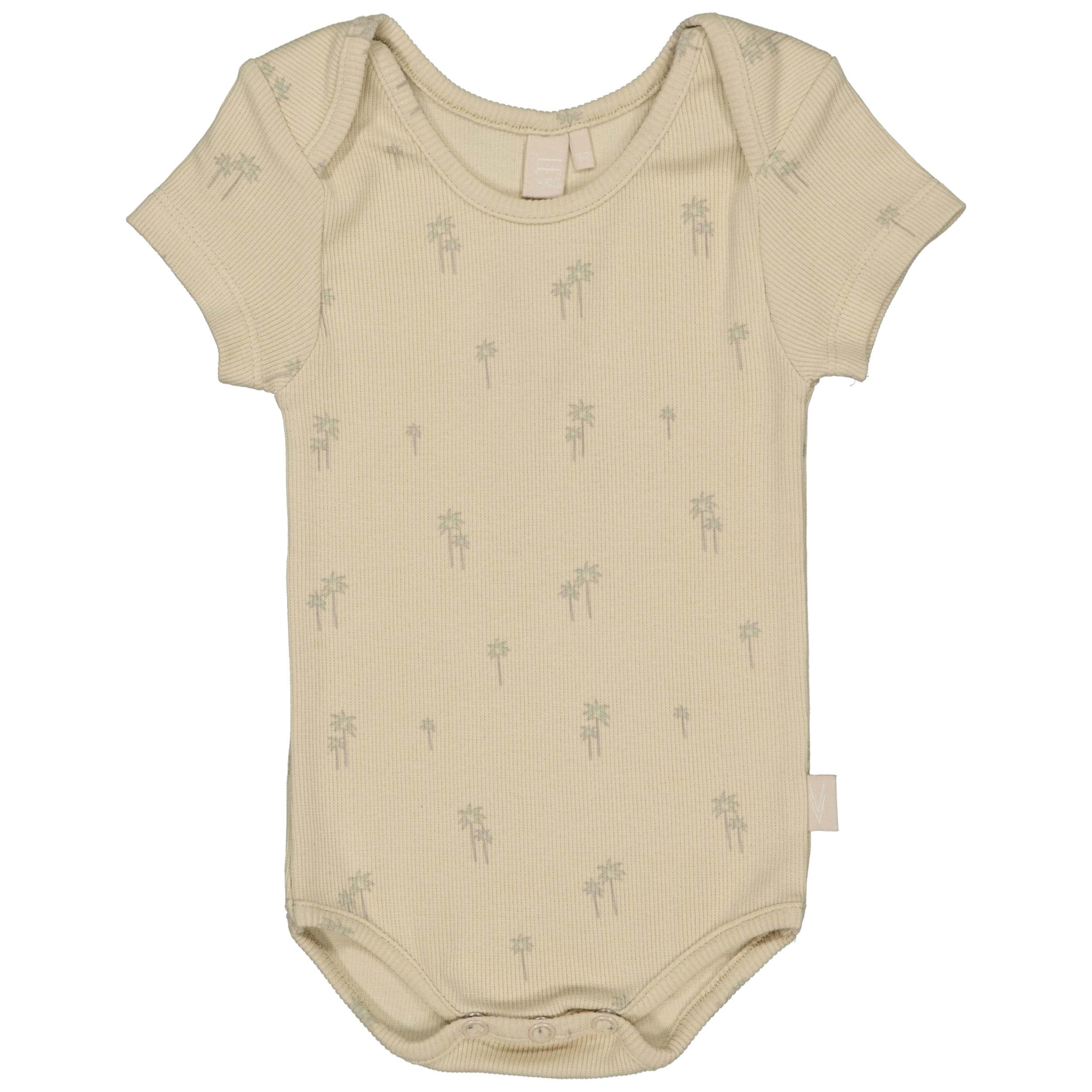 Romper Beige met groen | AOP Green Sketch