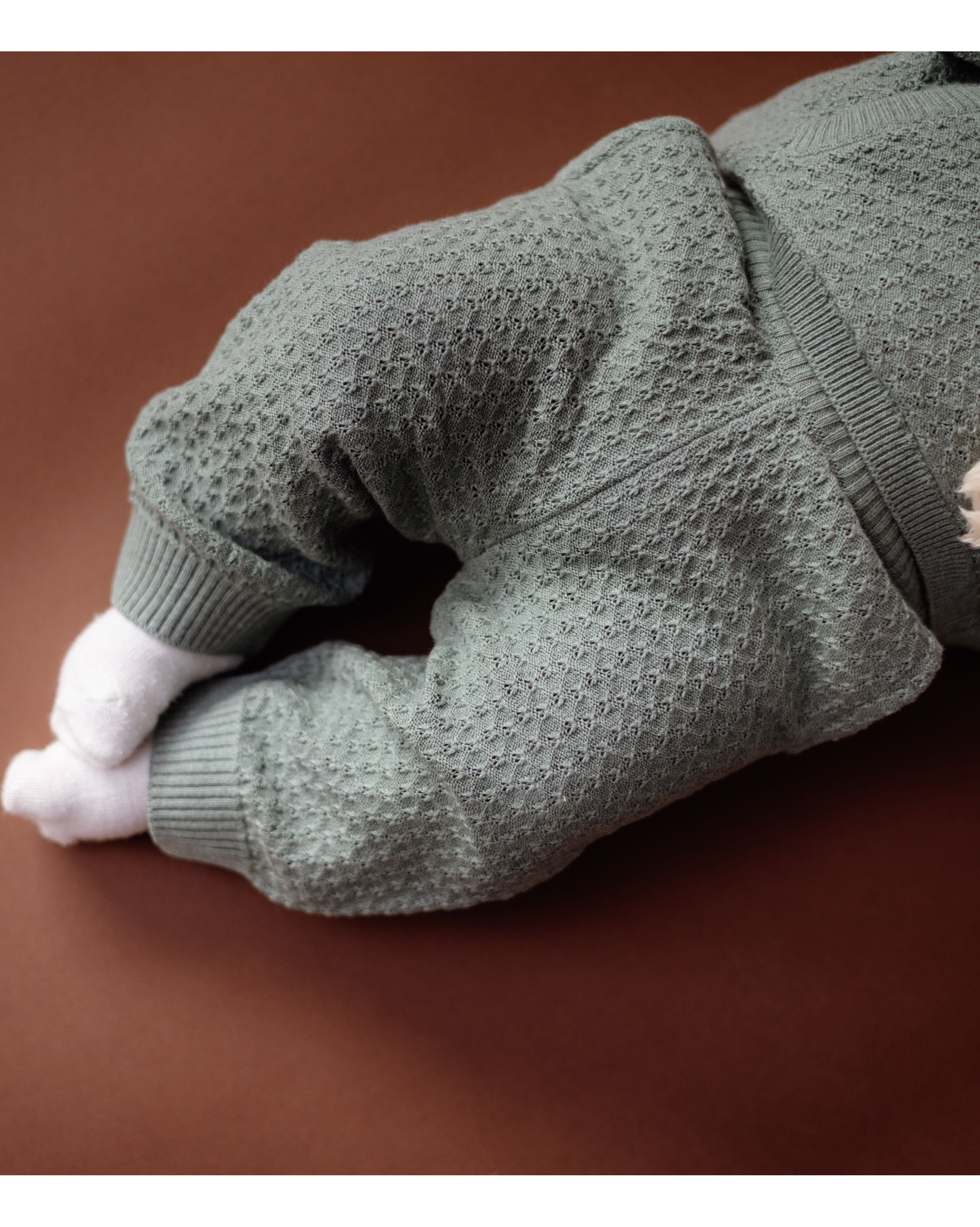 Saliegroene gebreide broek | Seagreen