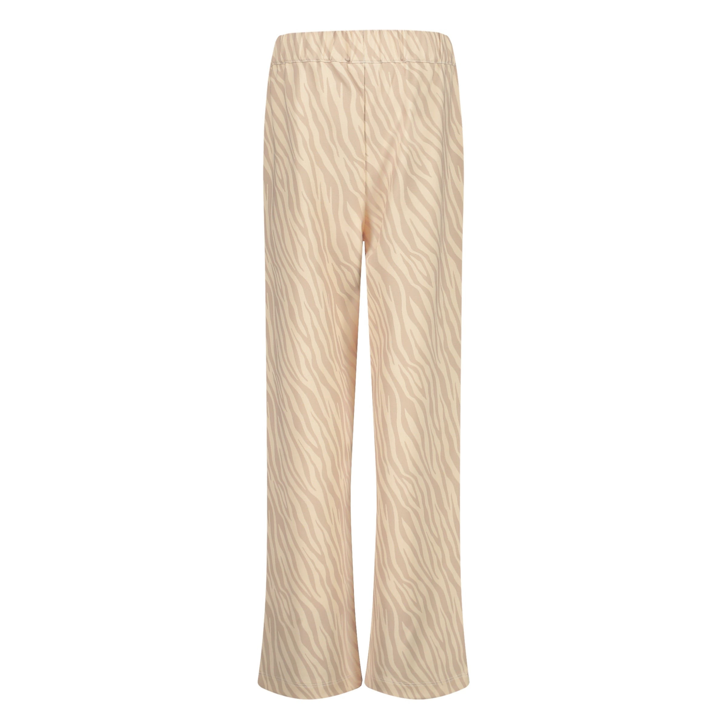 Broek Créme zebraprint | AOP Sand Animal