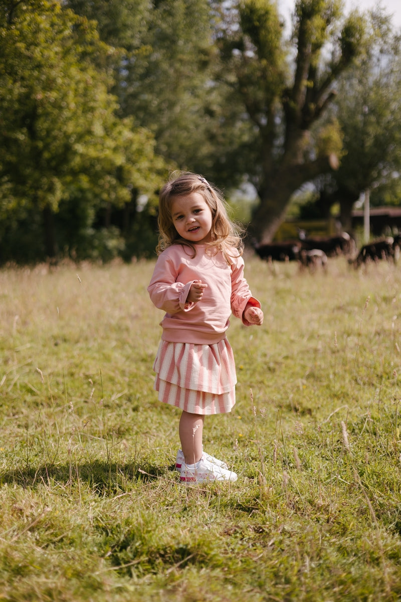 Skirt Pink Stripe | AOP Pink Stripe