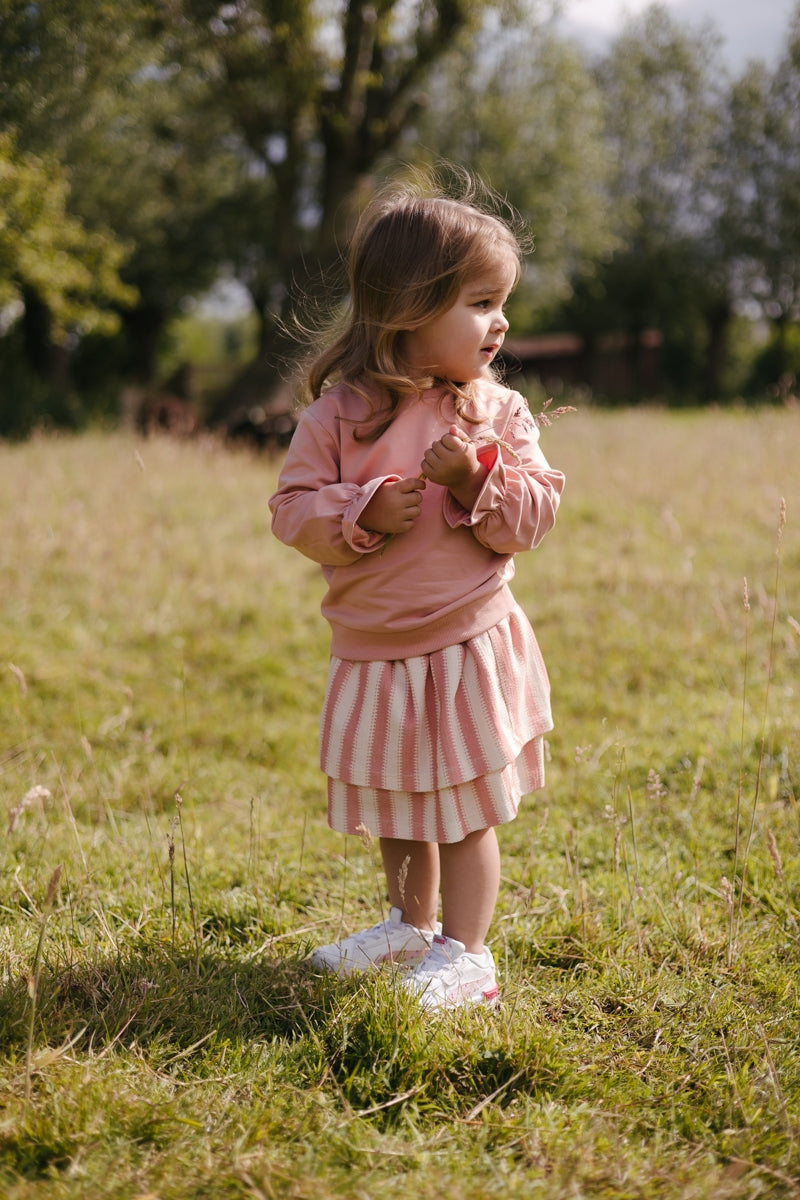 Skirt Pink Stripe | AOP Pink Stripe