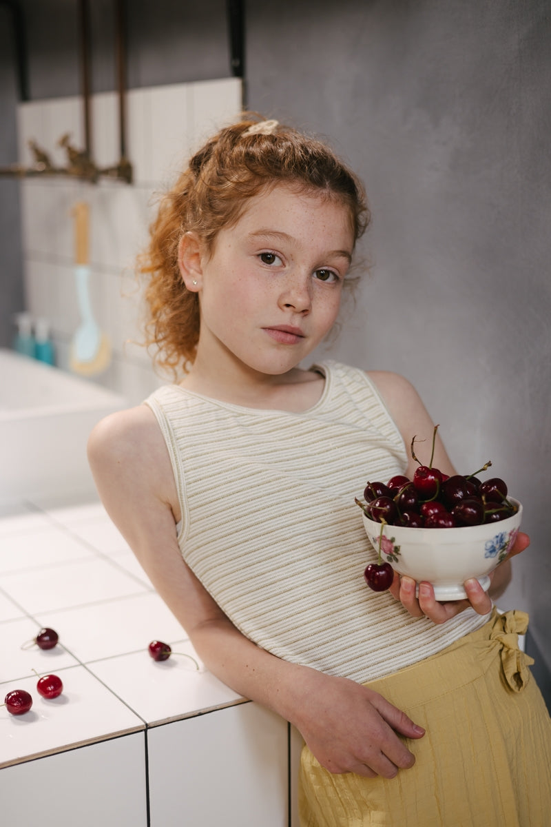 Shirt Créme | AOP Kit Stripe