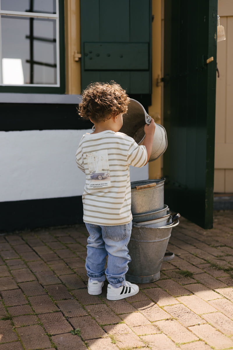 Shirt gestreept | AOP White Stripe