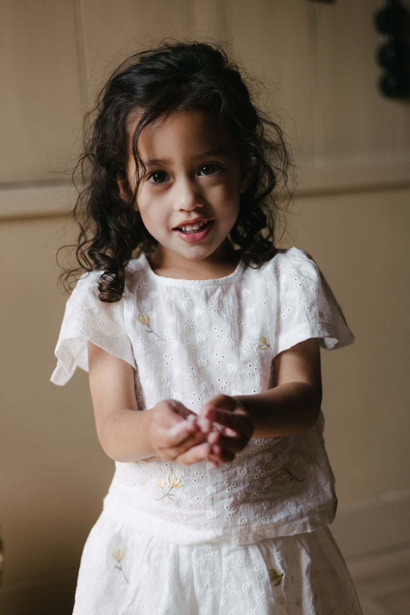 Blouse wit | White Pearl