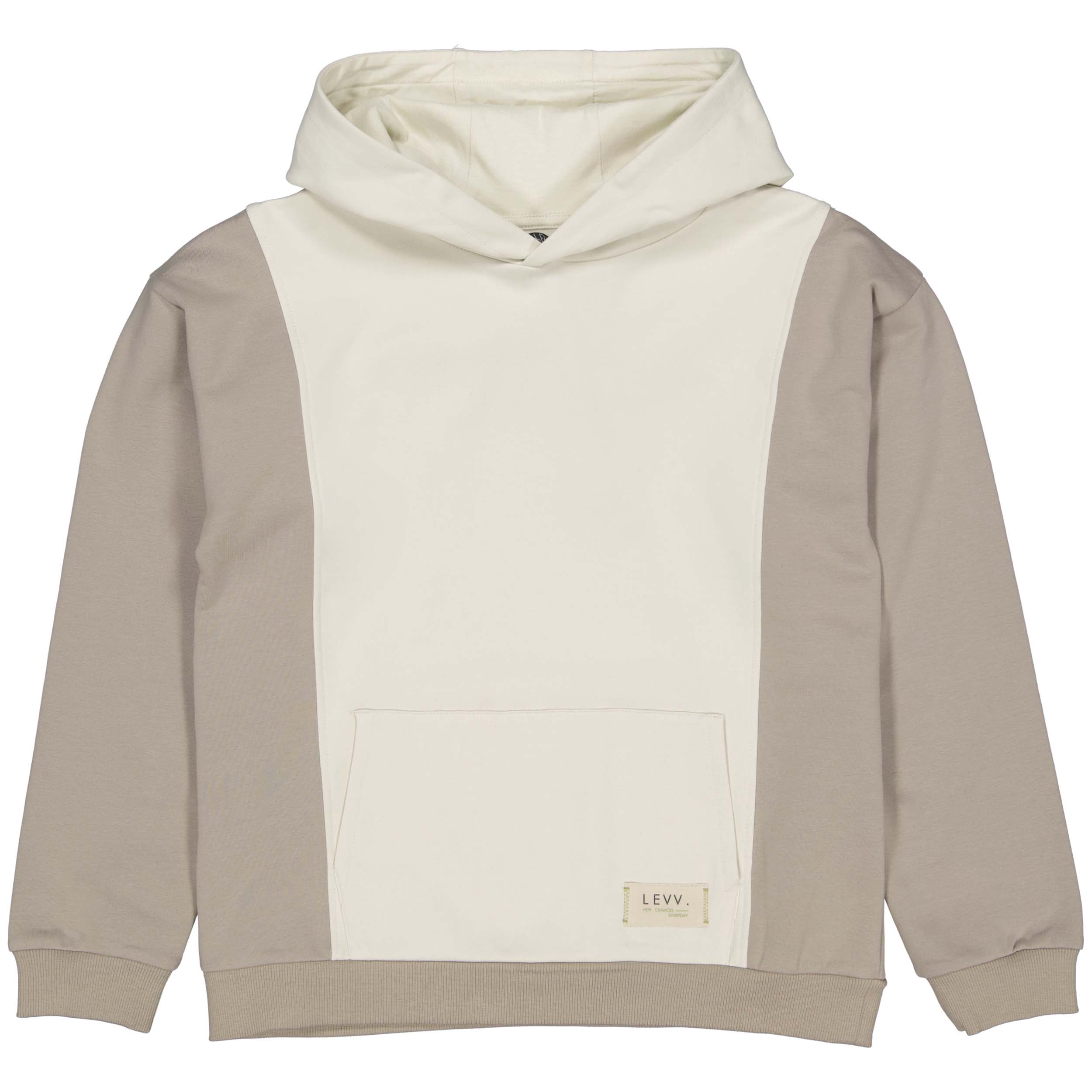 Hoodie sweater taupe | Taupe