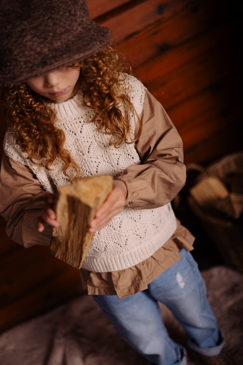 Pullover donker zand | Dark Sand