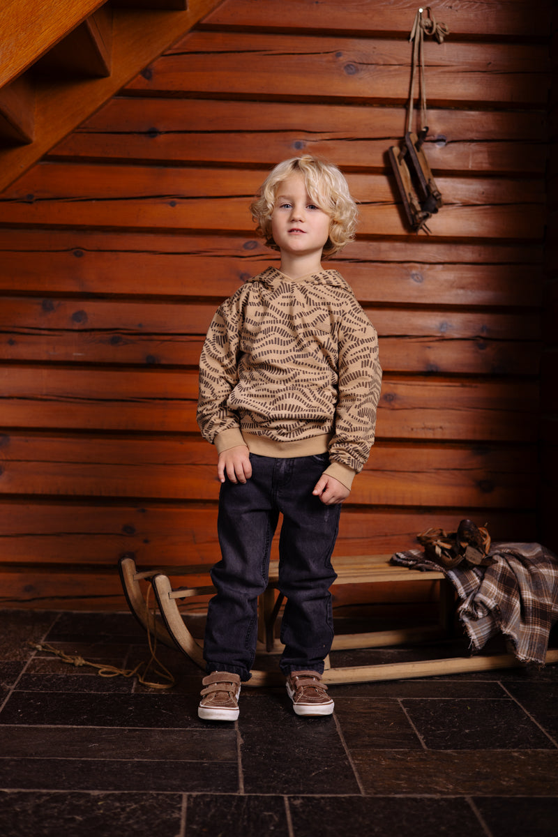 Sweater all over print zand | AOP Sand Graphic