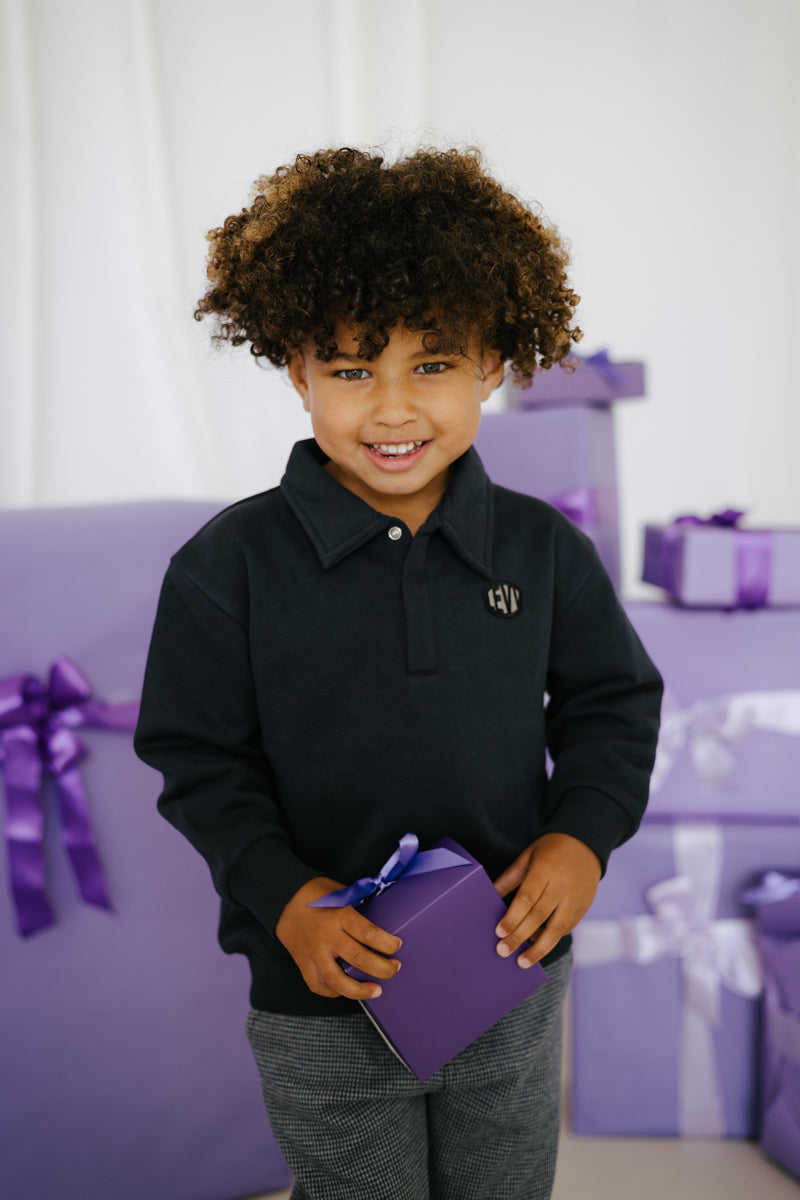 Sweater met logo | Dark Blue