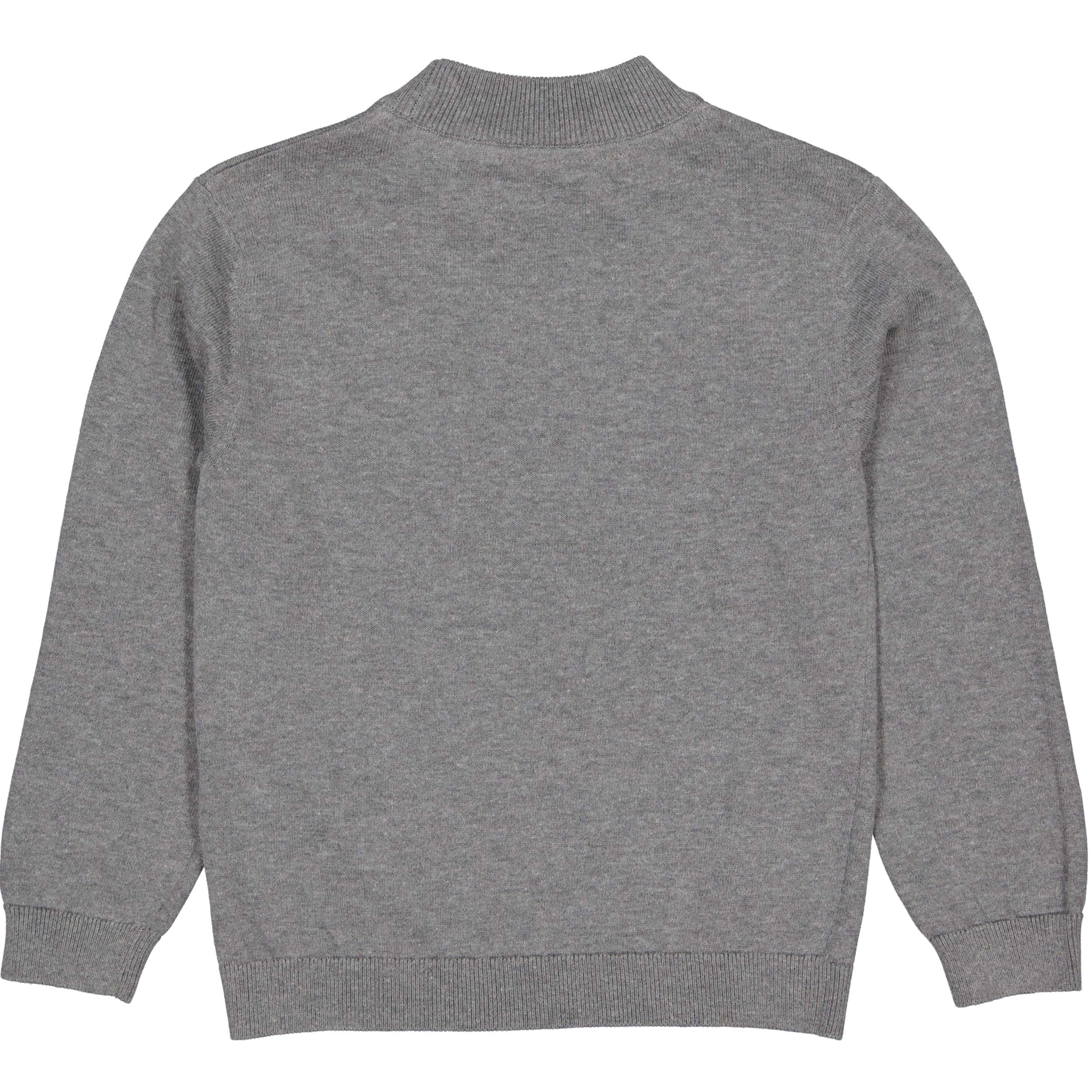 Pullover met geborduurd logo | Grey Melee