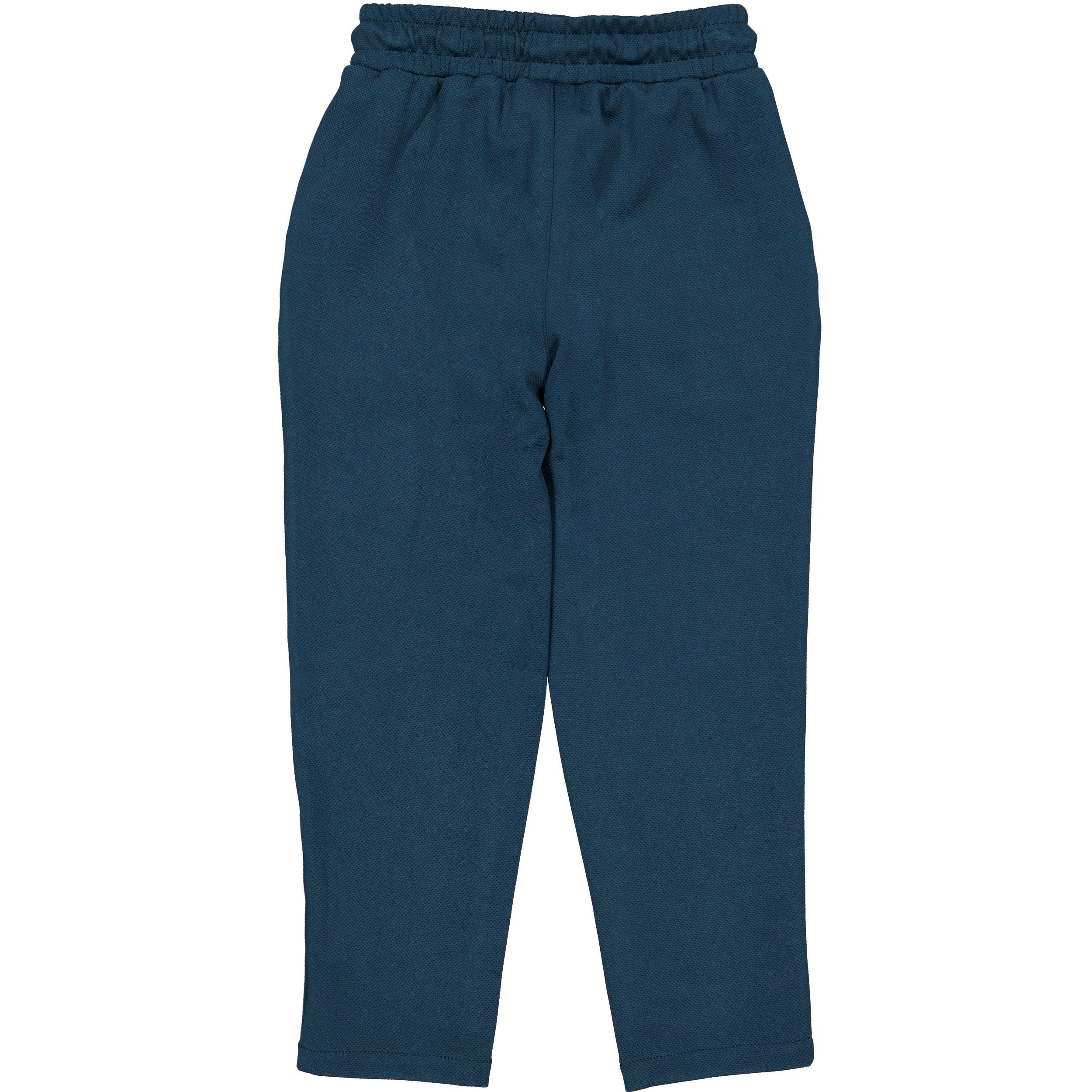 Petrolblauwe joggingbroek met print | Dark Blue