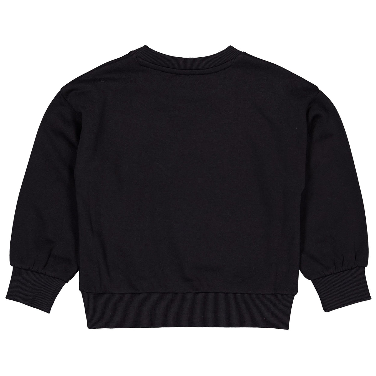 Zwarte sweater met grote strik | Black