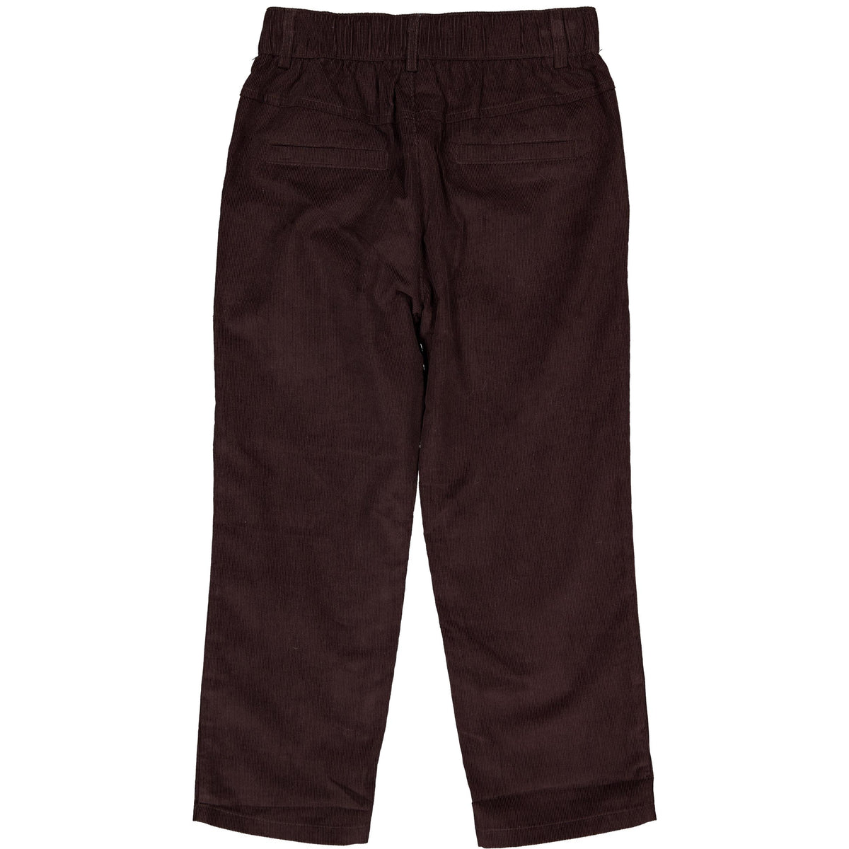 Donkerbruine broek met ribstructuur | Purple Grey