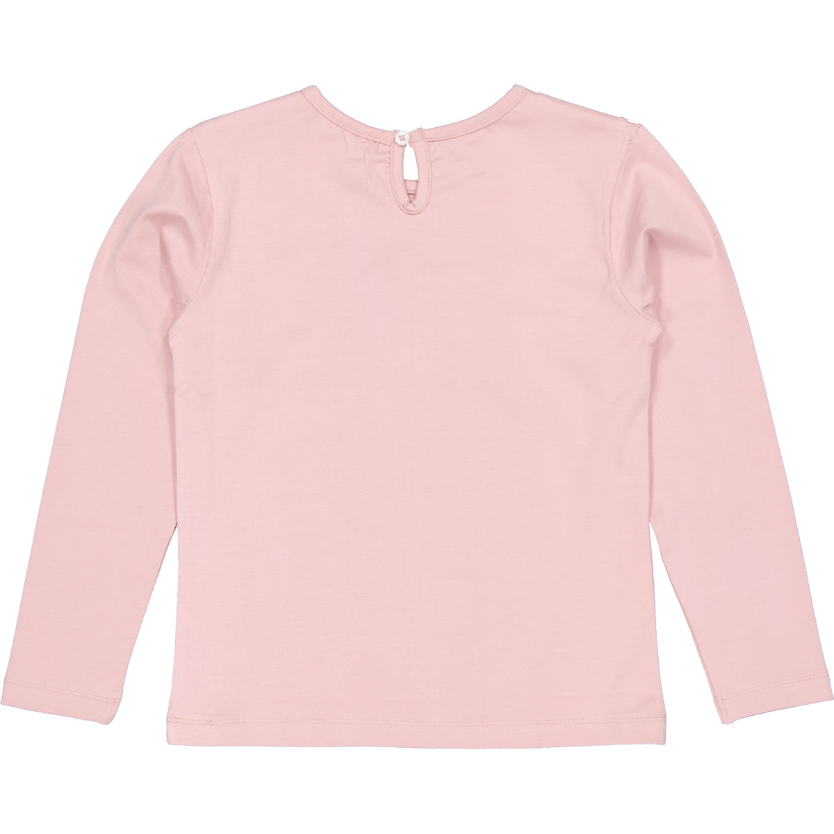 Lichtroze longsleeve met strikdetail | Old Pink