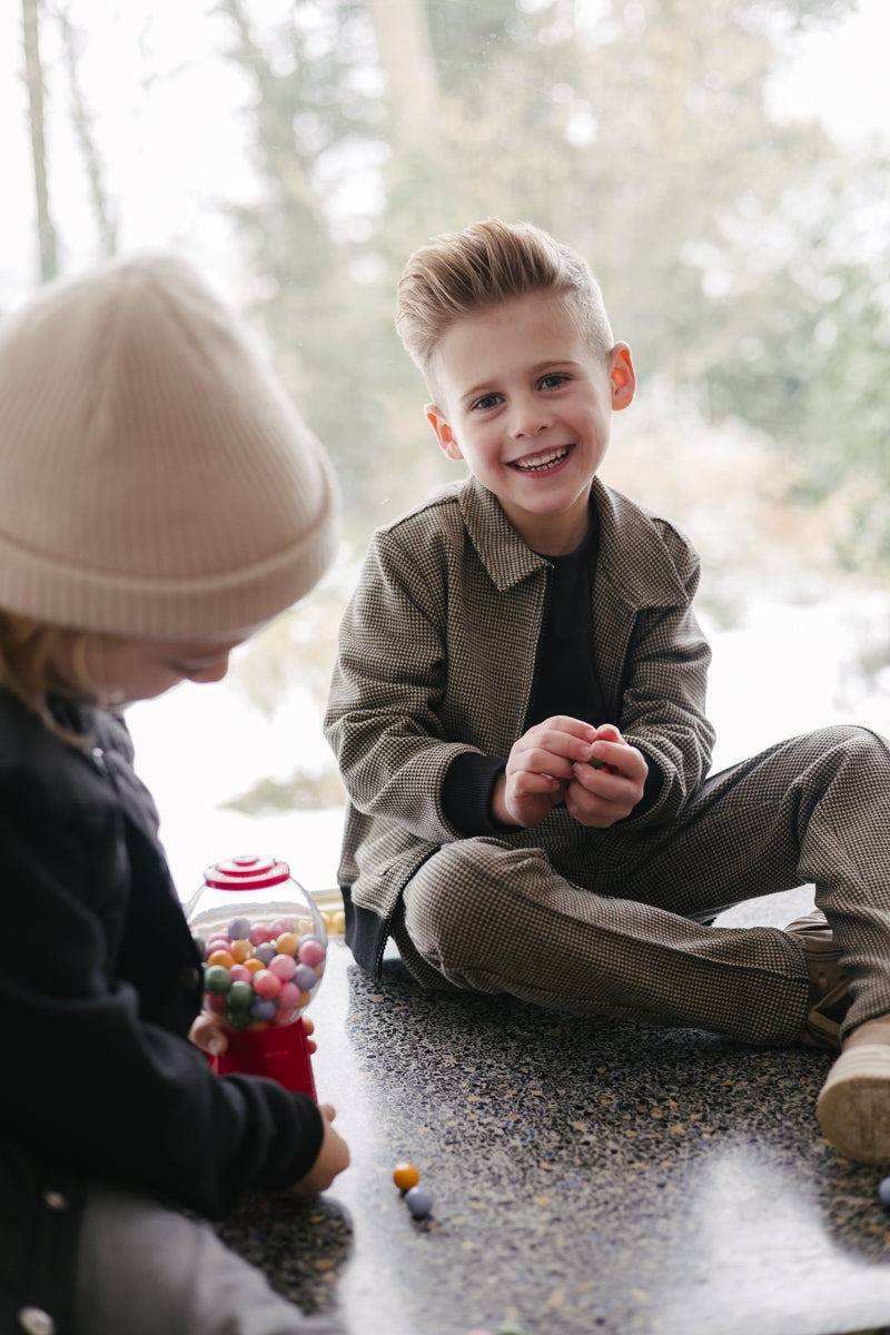 PANTS | AOP Grey Check