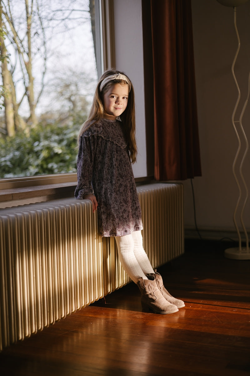 DRESS | AOP Soft Grey Flower