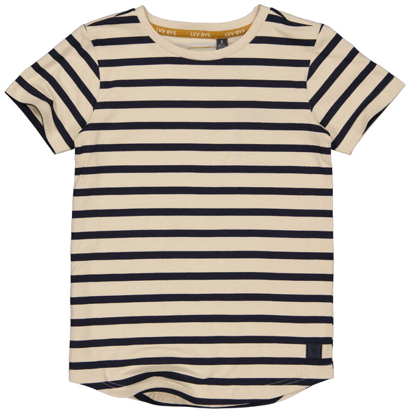 SHORTSLEEV | AOP Blue Stripe