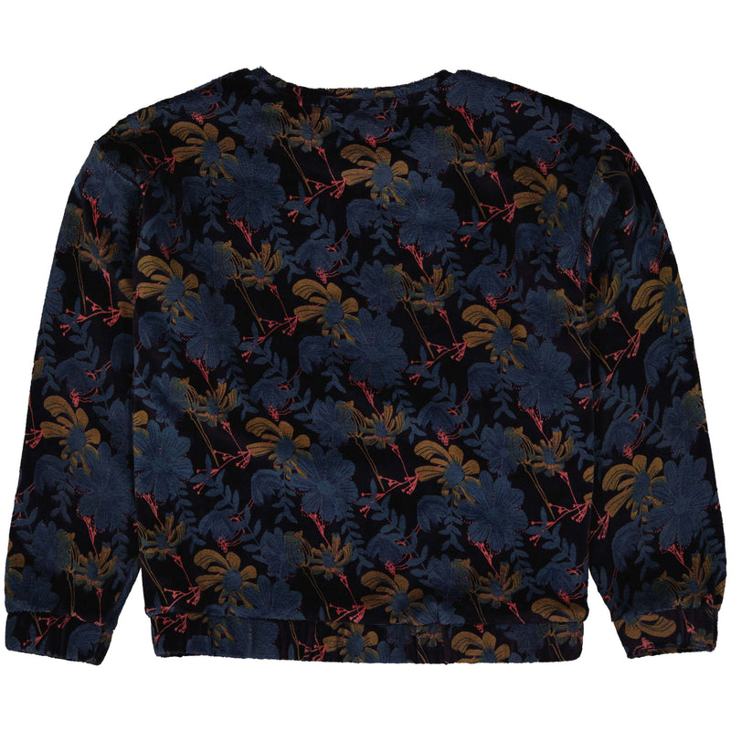 SWEATER | AOP Blue Flower