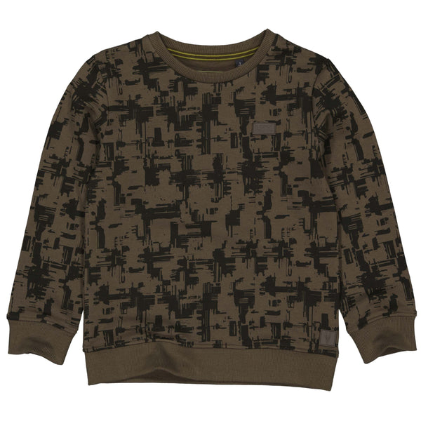 SWEATER | AOP Green Graphic