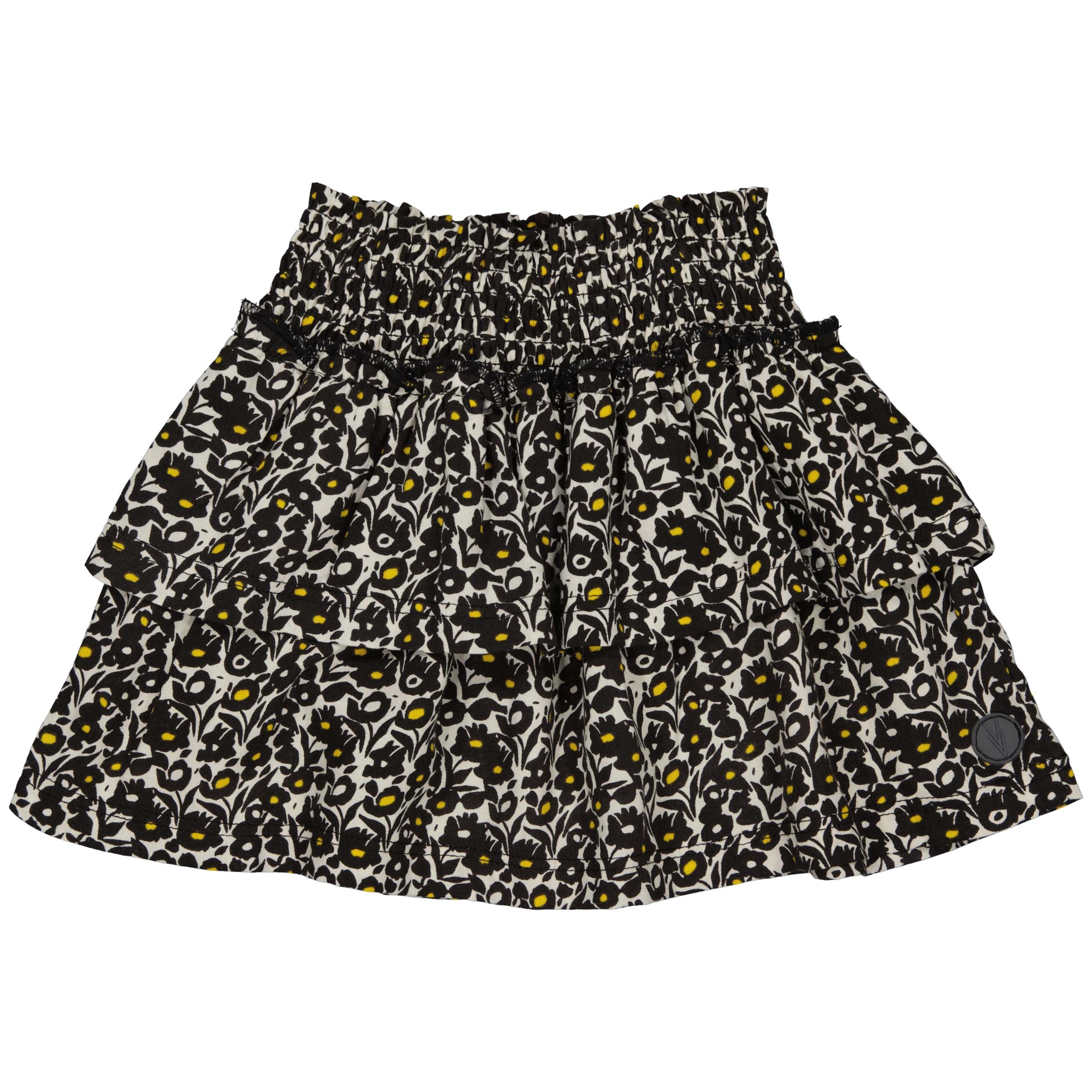 SKIRT | AOP Grey Flower