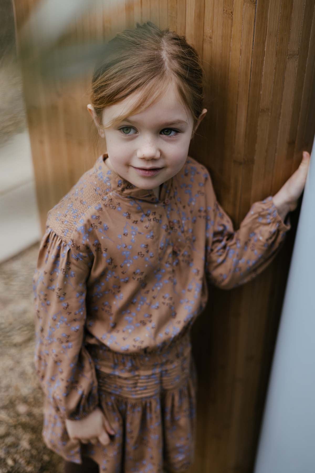 BLOUSE | AOP Blue Flower