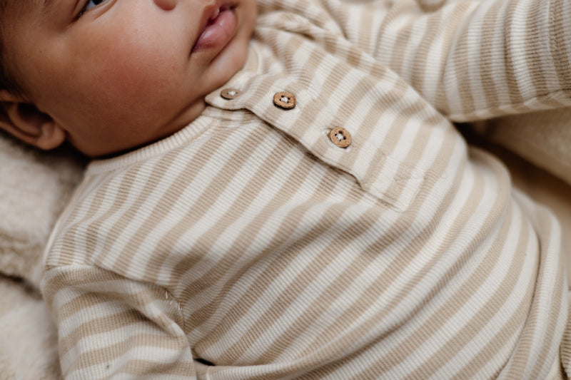 SHIRTS | AOP Brown Stripe