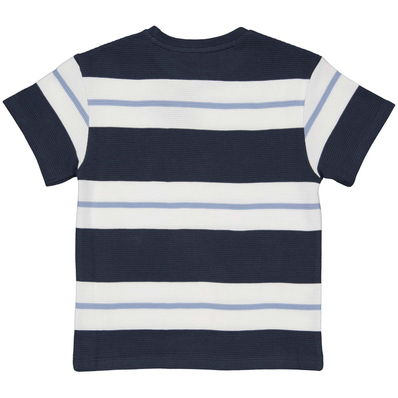 Oversized Shortsleeve | AOP Blue Stripe