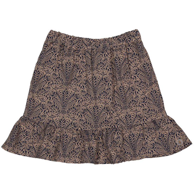 Skirt | AOP Taupe Graphic