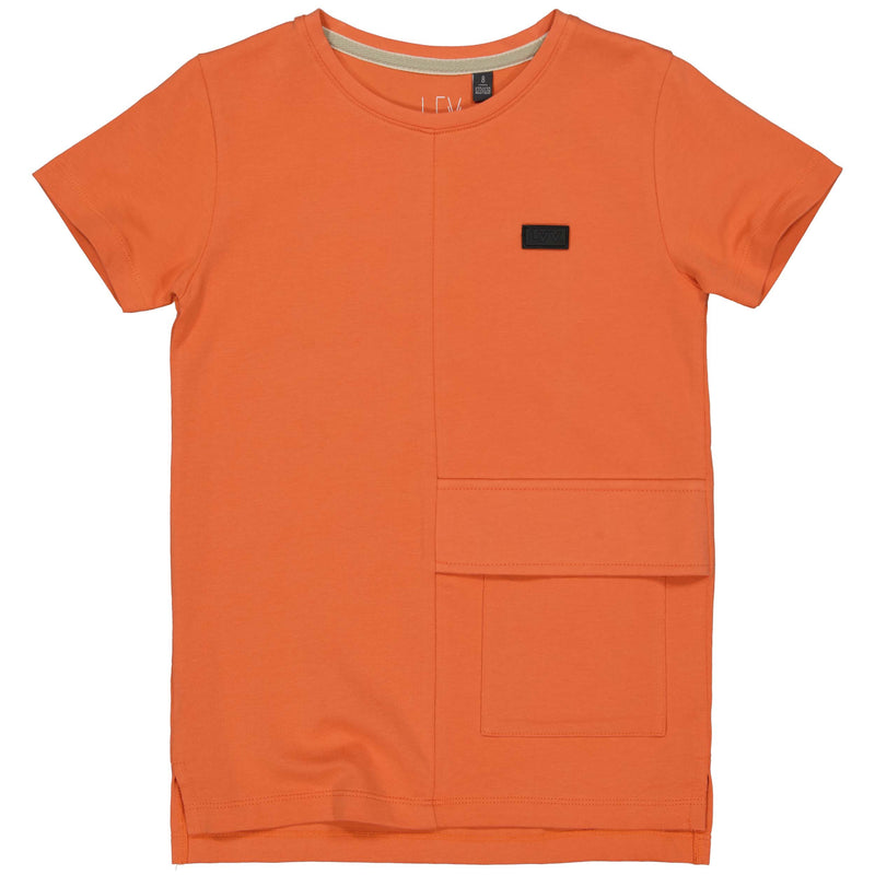 SHORTSLEEV | Orange Red