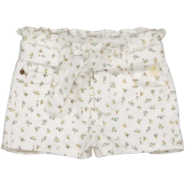 SHORTS | AOP White Flower