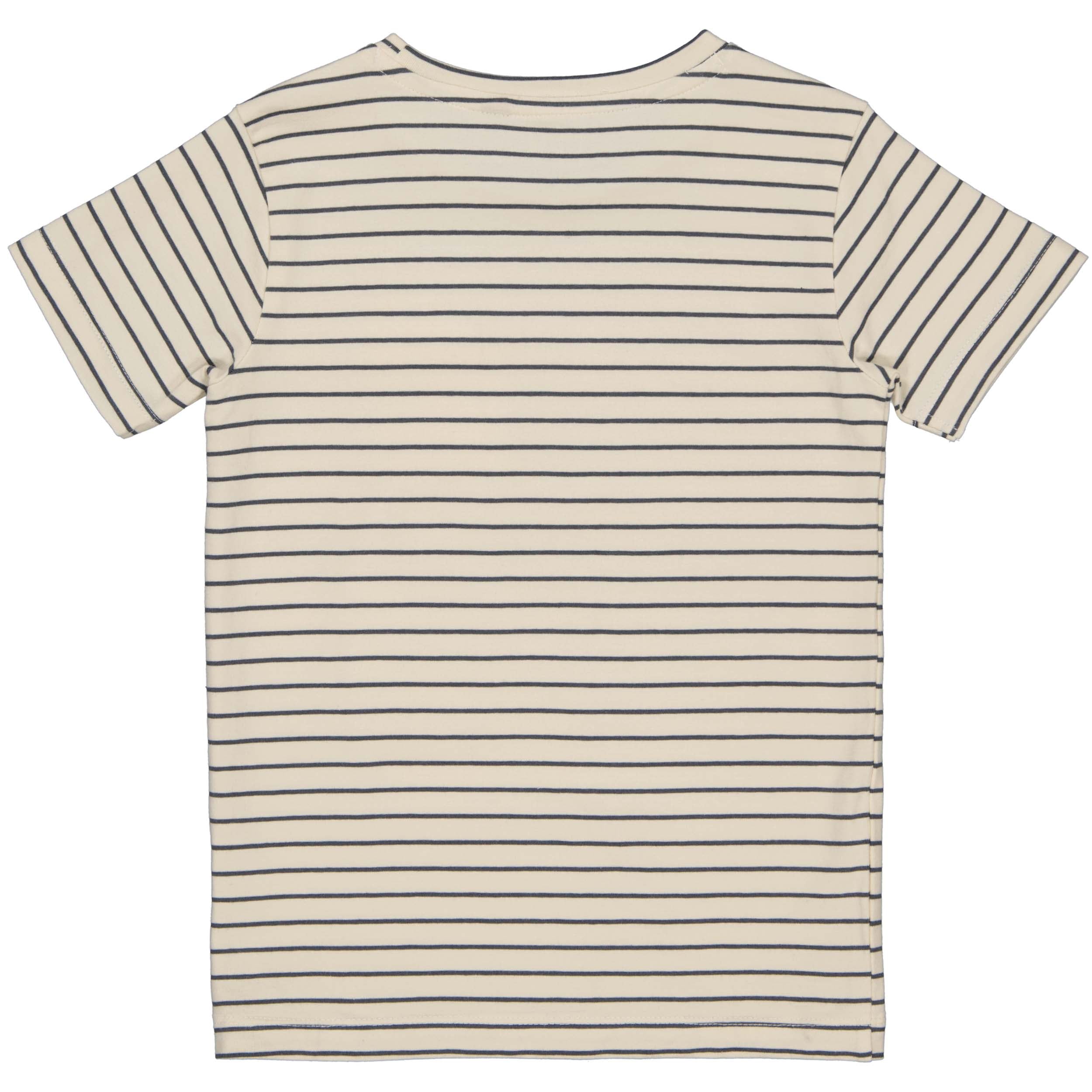 SHORTSLEEV | AOP Grey Stripe