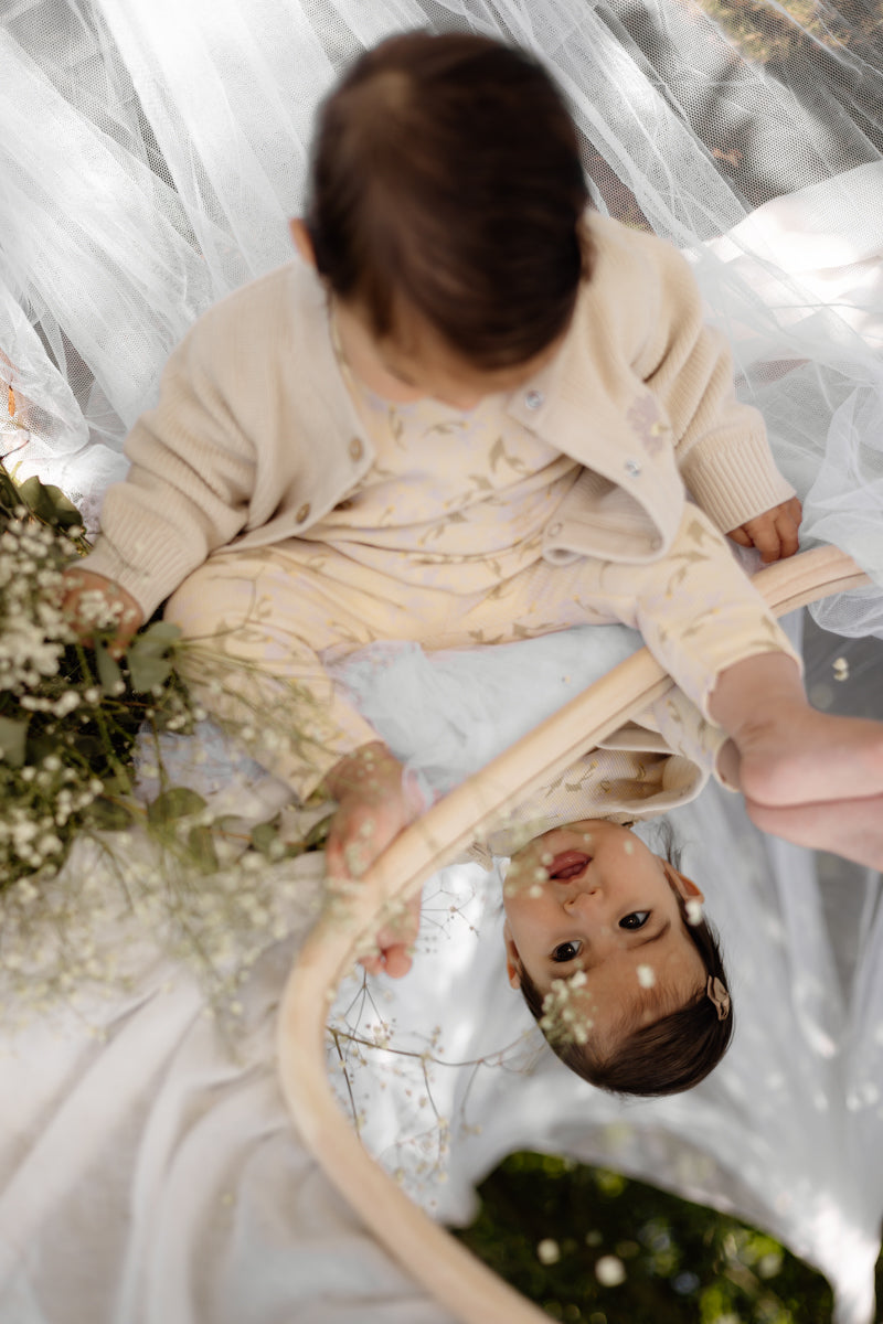 Legging bloemenprint | AOP Yellow Flower