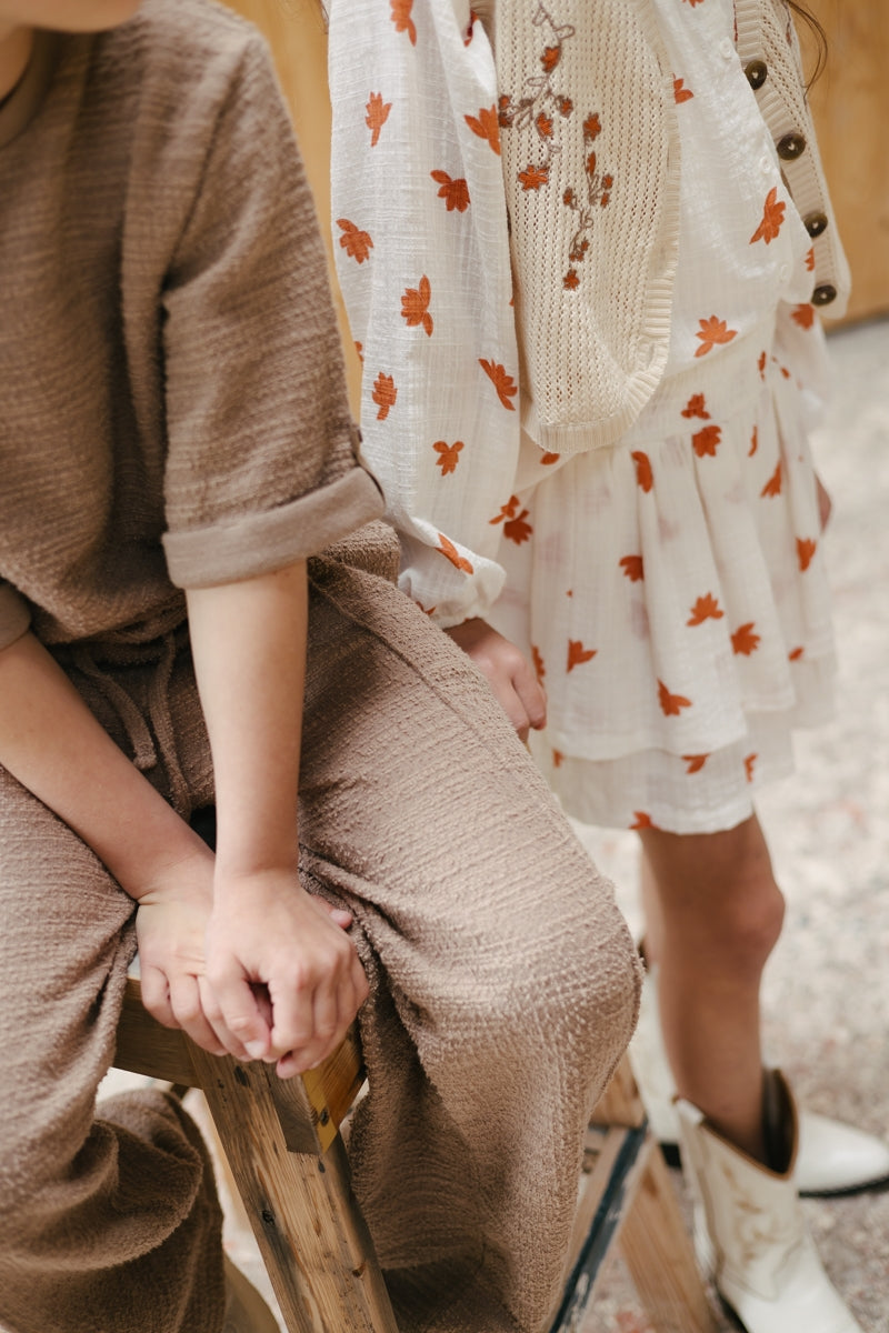 SKIRT | AOP Orange Flower