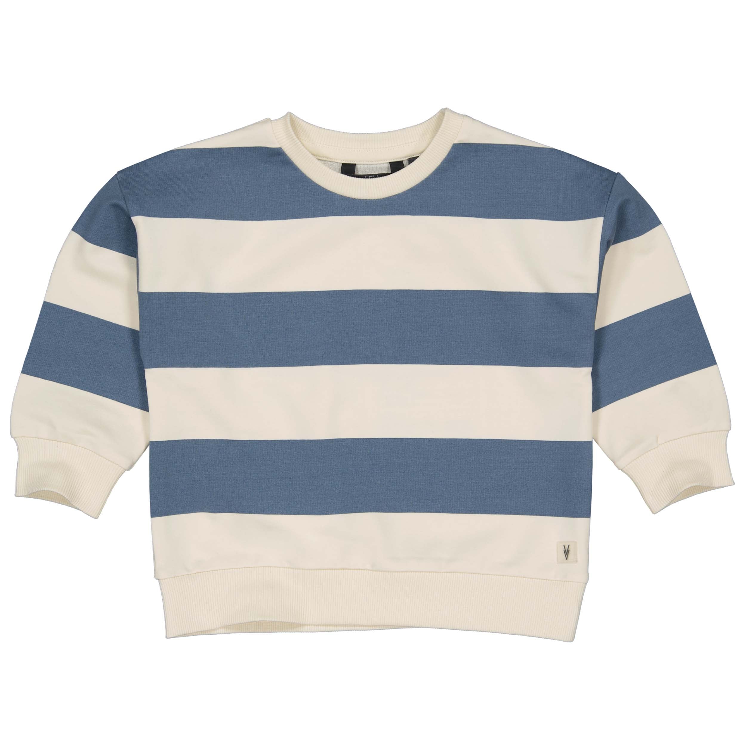 Trui Beige gestreept | AOP Taupe Stripe