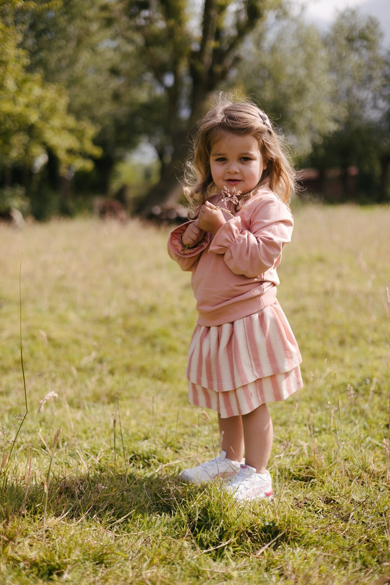 SKIRT | AOP Pink Stripe