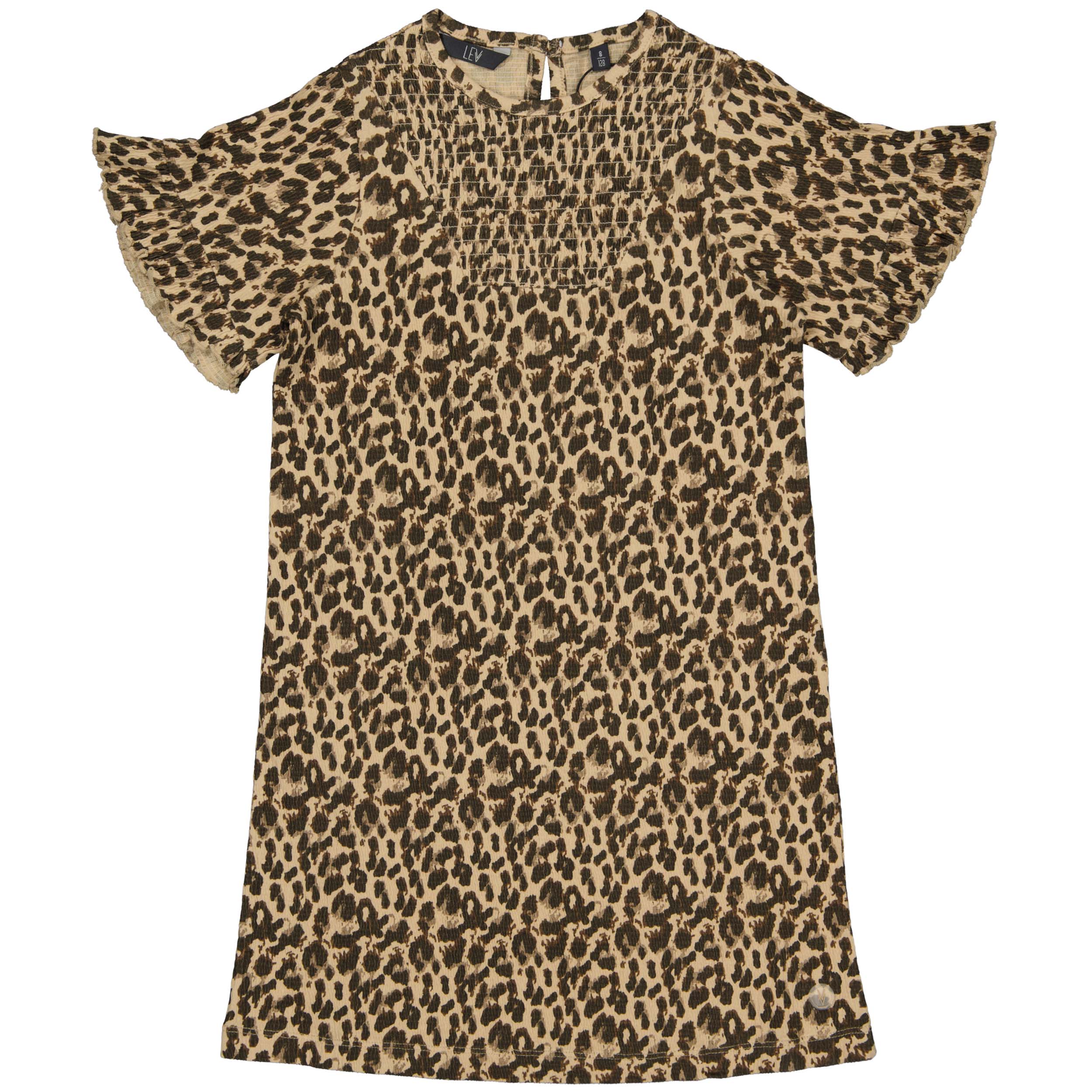 DRESS | AOP Taupe Animal