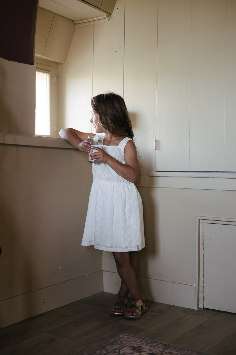 Jurk wit | White Marble