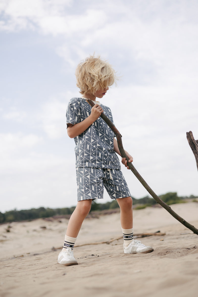 Sweater | AOP Blue Graphic