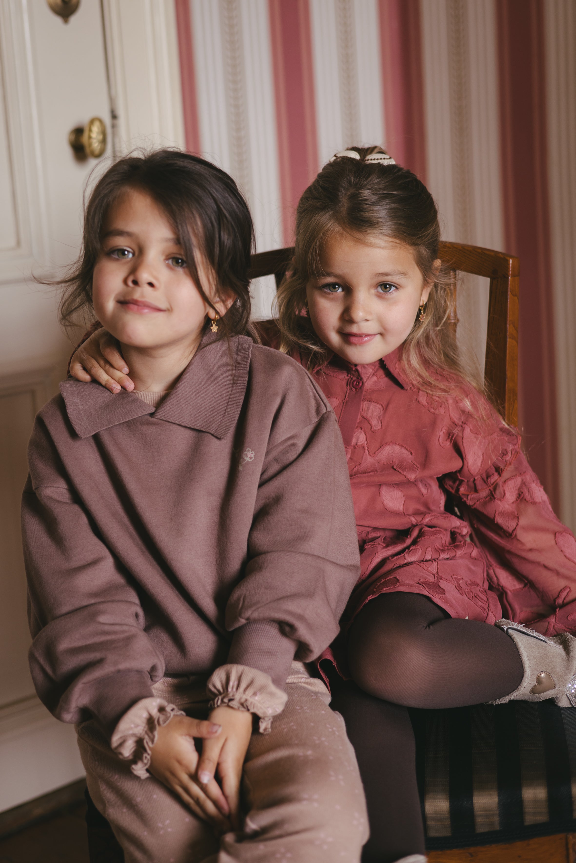 Taupe sweater met polokraag | Dark Taupe