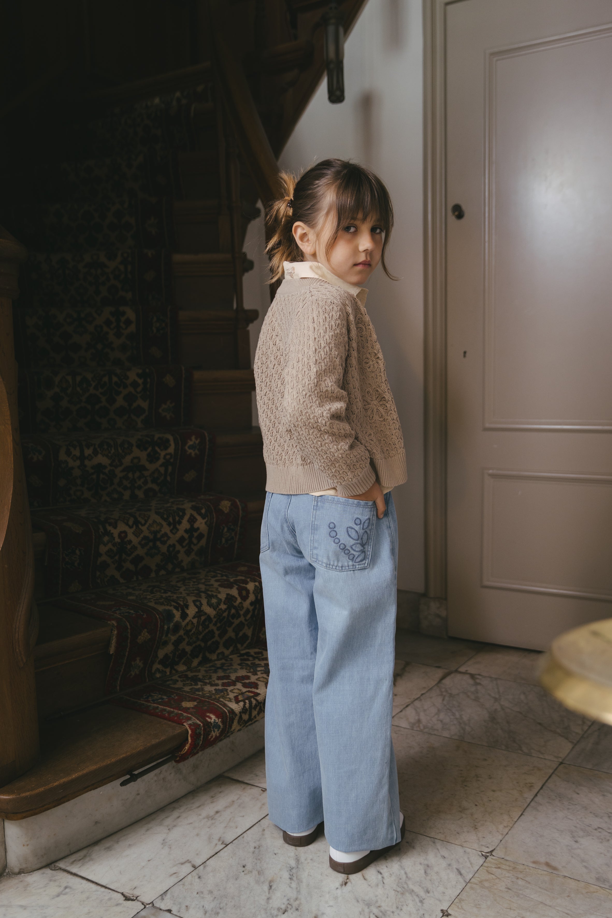 Lichtblauwe jeans met wijde pijpen | Light Blue Denim