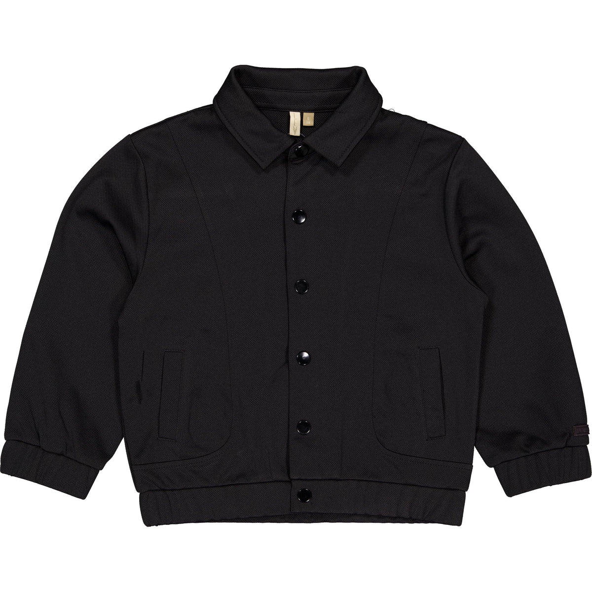 Zwart vest met knoopsluiting | Black