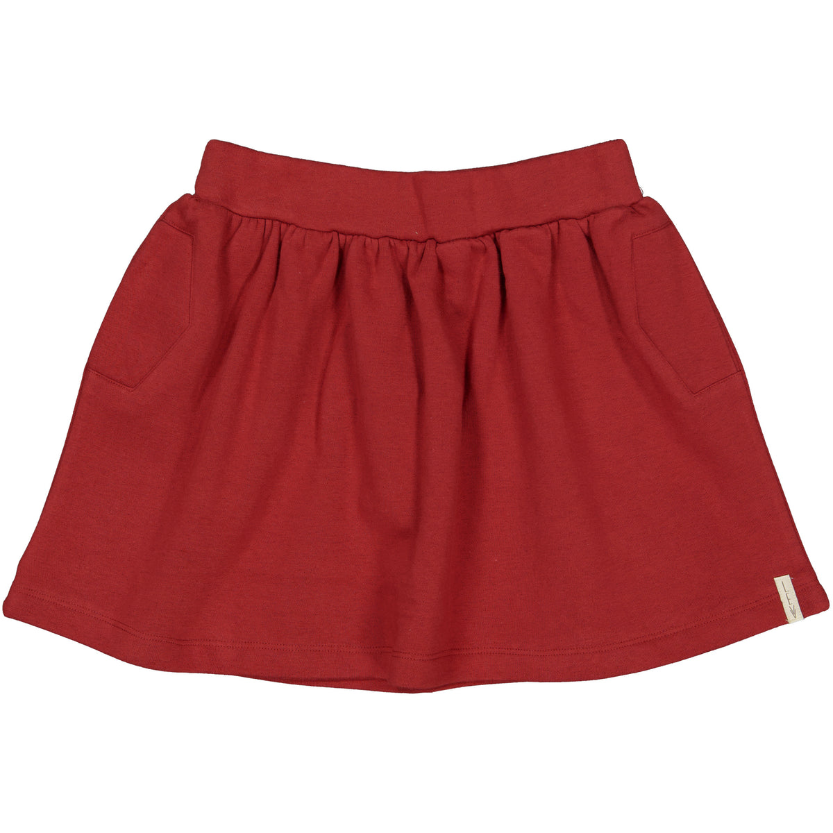 Rode rok met elastische taille | Vintage Red