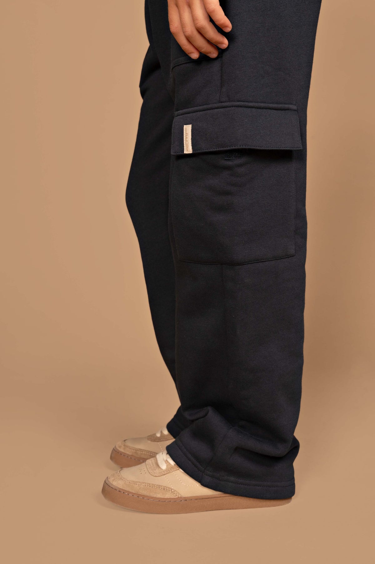 Donkerblauwe cargo broek met zakken | Indigo Blue