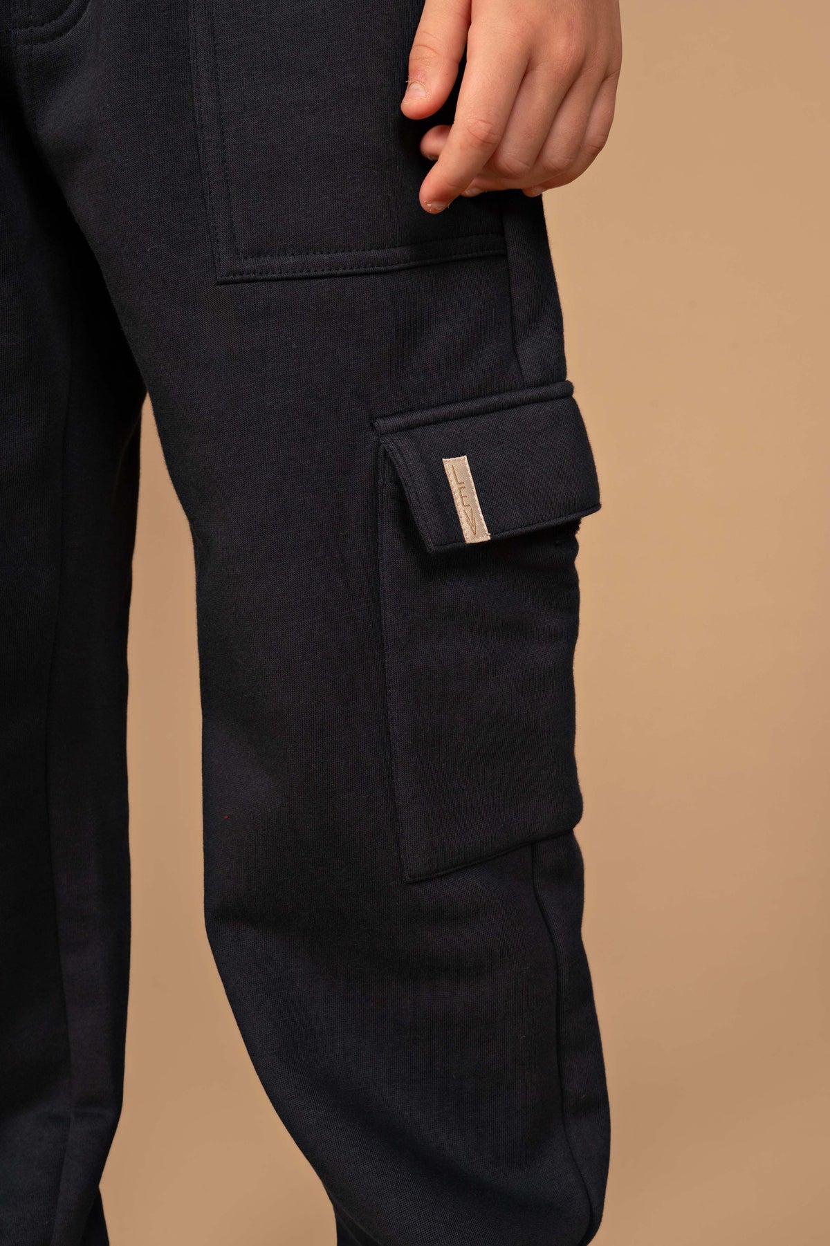 Donkerblauwe cargo broek met zakken | Indigo Blue