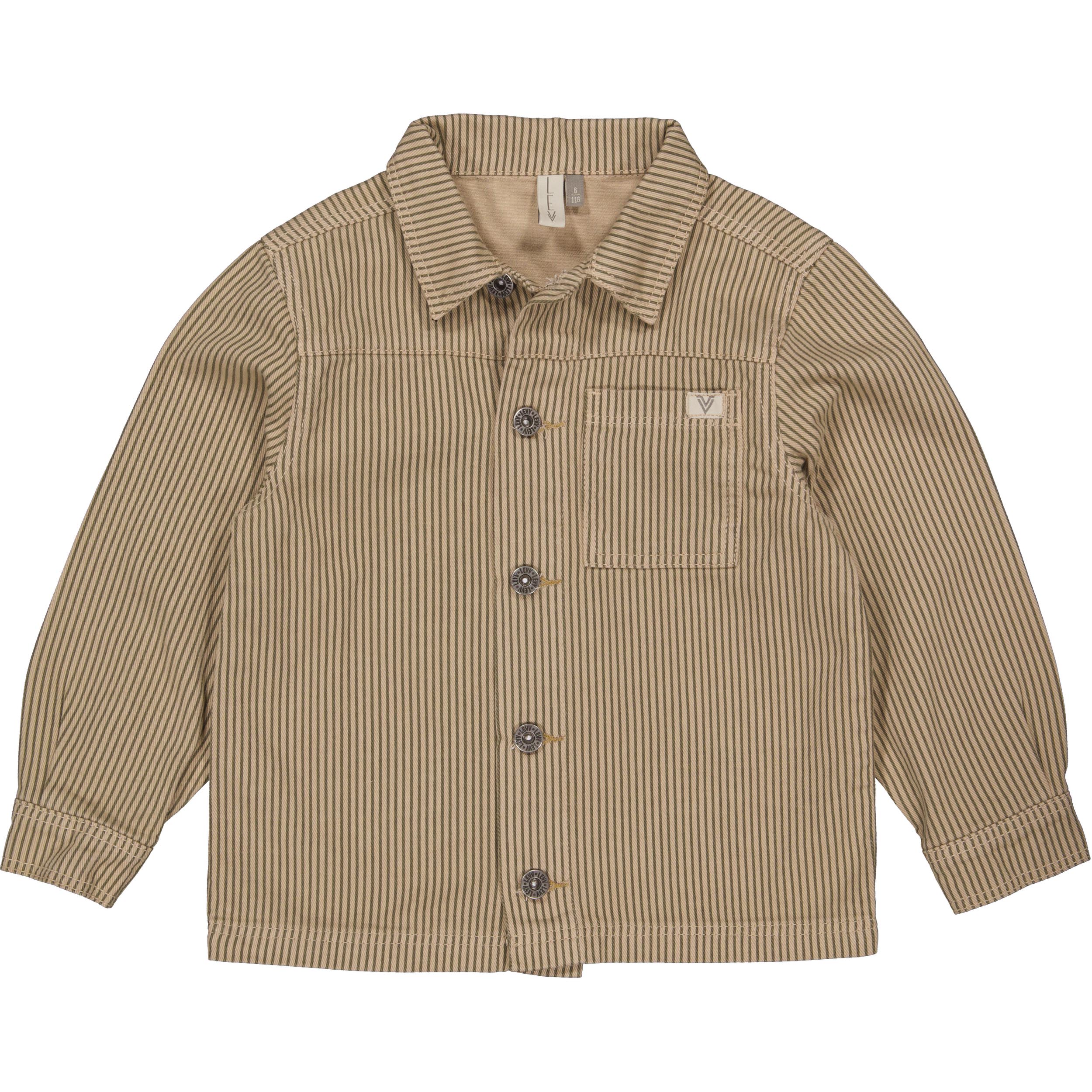 Jacket | AOP Dark Green Stripe