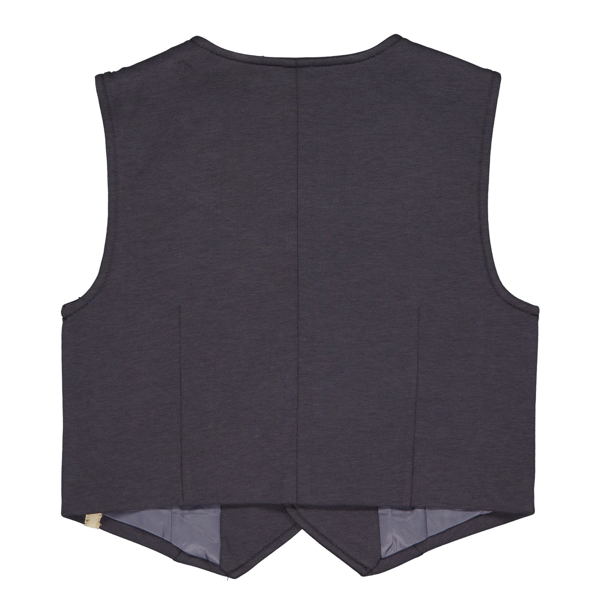 Donkergrijs gilet met knoopsluiting | Antracite