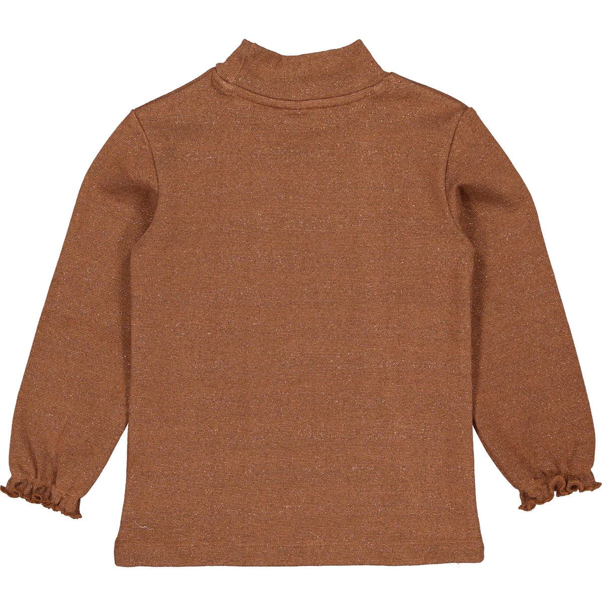 Roestbruine ribgebreide coltrui | Brown