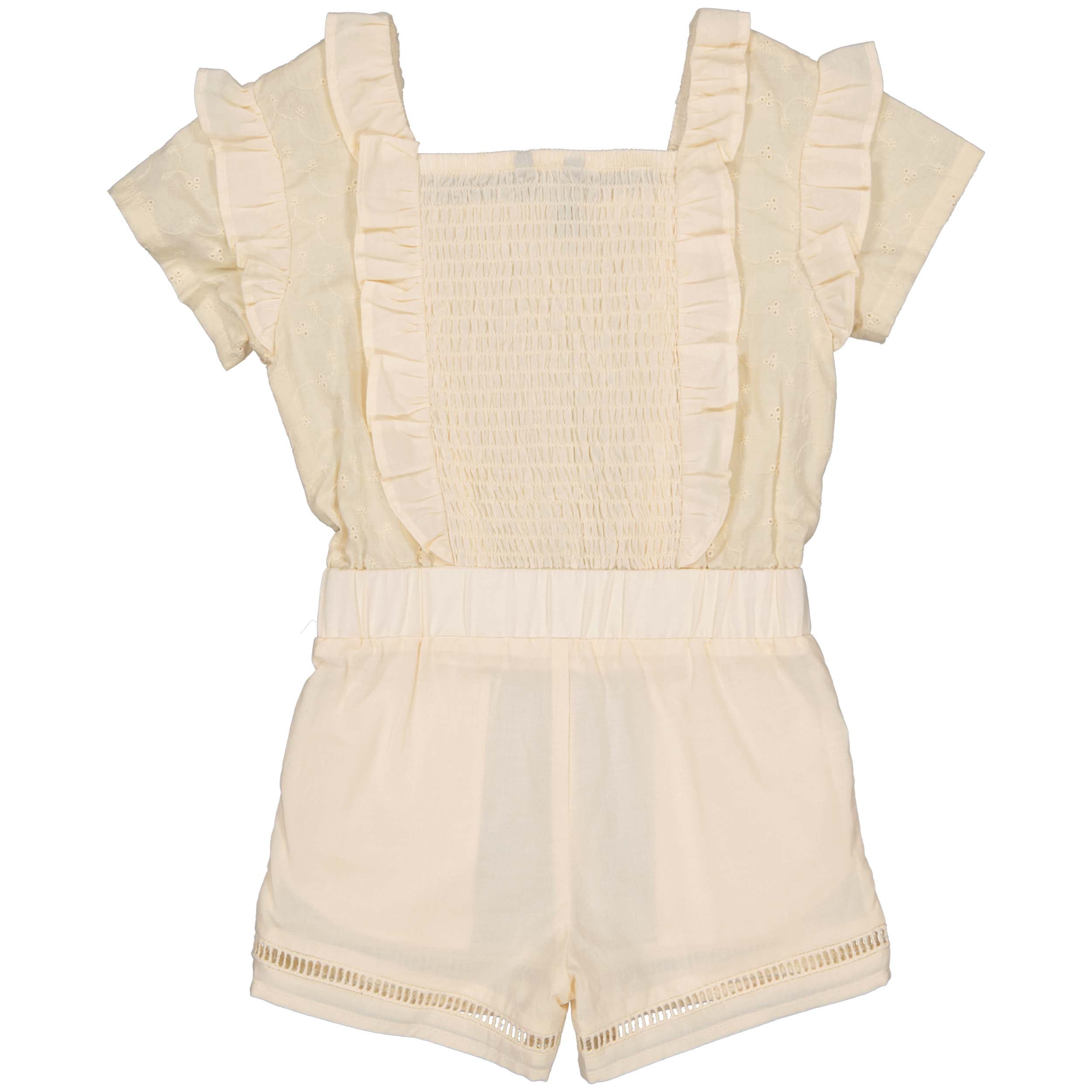 Playsuit | Ivory White