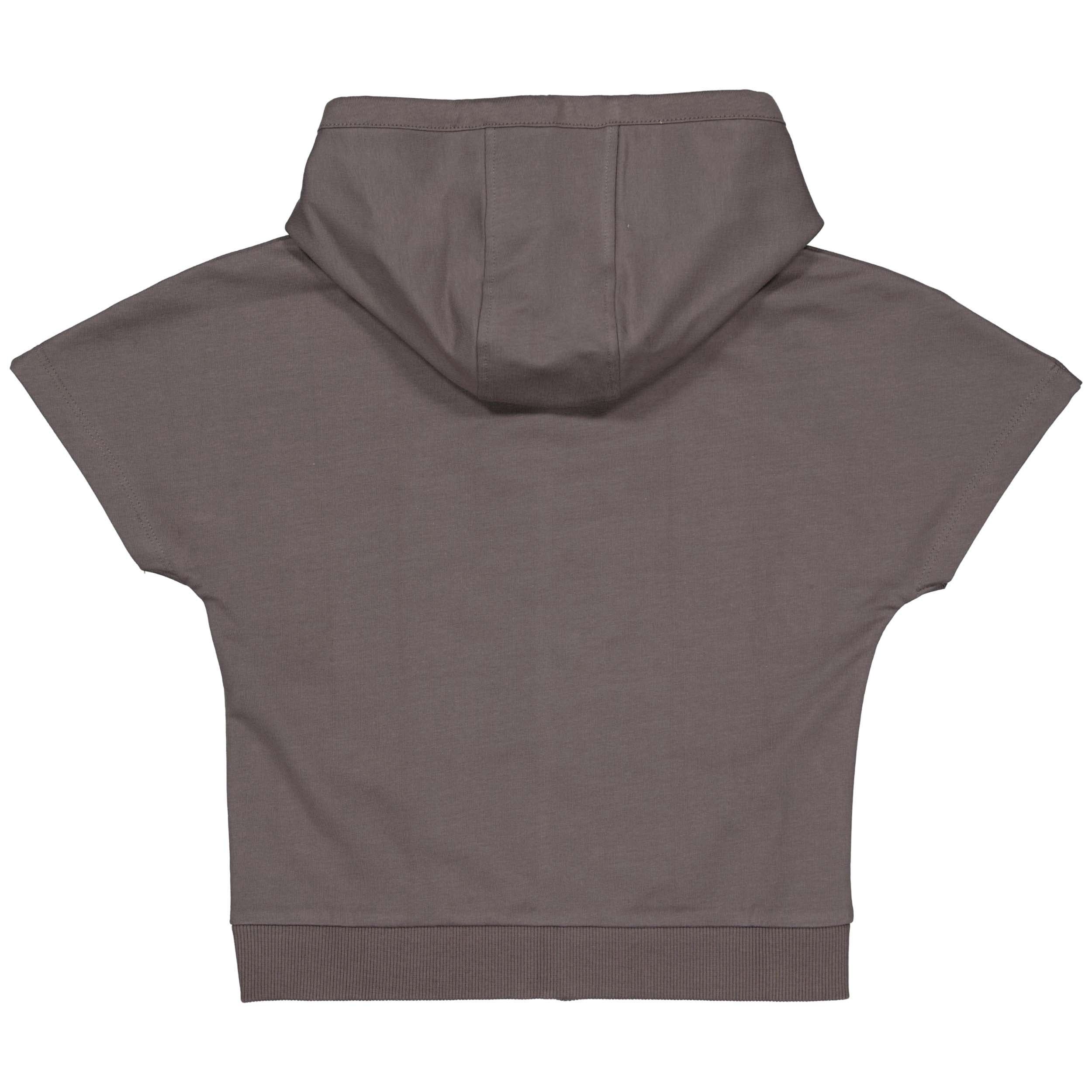 Shortsleeve Cardigan | Grey Charcoal